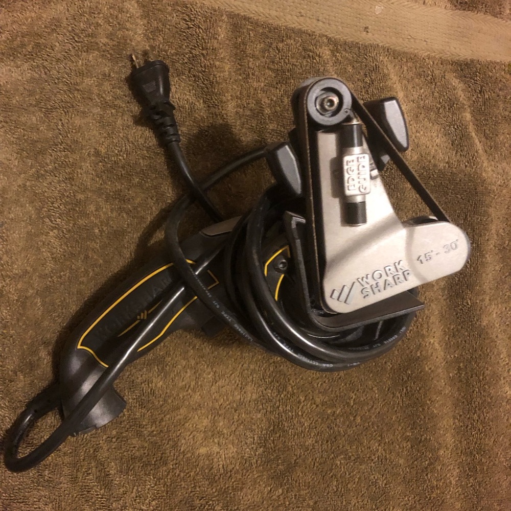 Knife and Tool Sharpener - Black and Silver